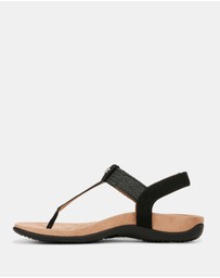 Vionic - Brea Slingback Sandal - Black Nubuck