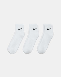 Nike - Everyday Cushion Ankle Socks 3-Pack