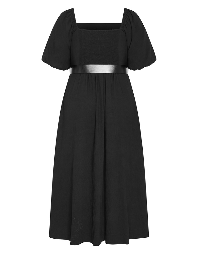 City Chic - Collins Puff Sleeve Midi Dress