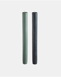 porter green - escc dinner candle soy-blend unscented candles