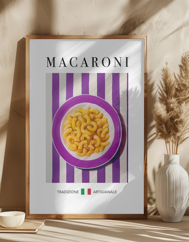 Olive et Oriel - Macaroni by Andreas Magnusson Art Print
