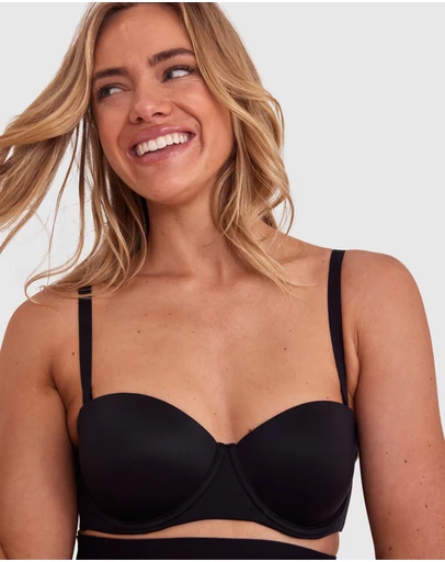 Bras N Things - Body Bliss Strapless Contour Bra - Black