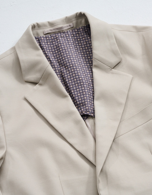 3 Wise Men - 3 Wise Men Huxton Cotton Blazer - Stone