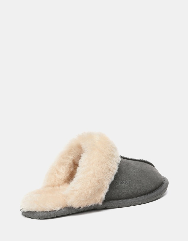 EVERAU - EverAU Ugg Rosa Slipper Suede Cow Suede Upper House Shoes