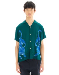 THE TALES - Crouching Tiger Emerald Camp Shirt