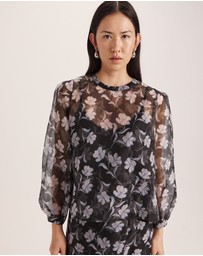 SABA - Primrose Silk Organza Top