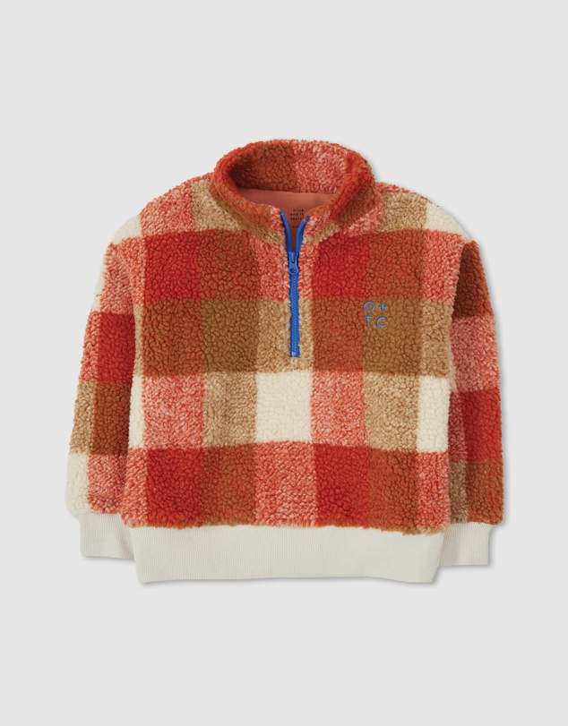 Olive & The Captain - Horizion Lined Zip Jumper