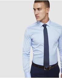 Oxford - Blue Stretch Travel Shirt
