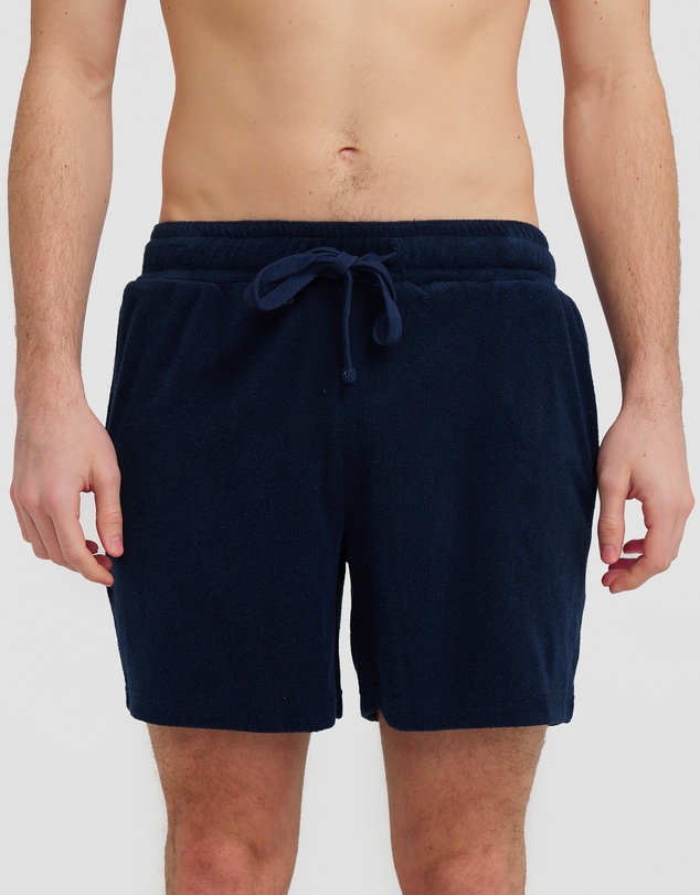 Vacay Swimwear - Navy Terry Shorts
