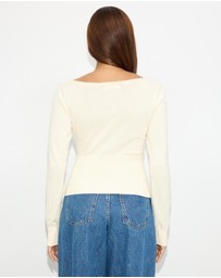 Dazie - Angel Knitted Long Sleeve Top