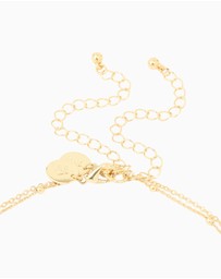 Lovisa - Gold Plated Celestial Charms Layered Necklace