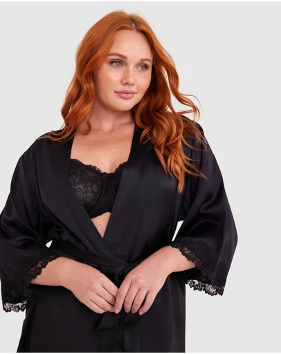 Bras N Things - Bethany Short Wrap - Black