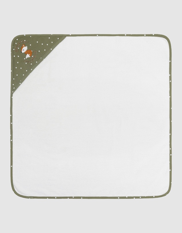Living Textiles - Jersey Hooded Towel - Forest Retreat