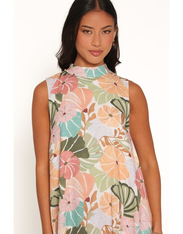 Petal & Pup - Mindie Maxi Dress - Retro Orange Floral