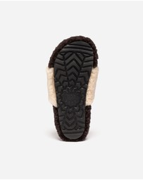 Ozwear Connection Uggs - Ugg Acacia Shearling Logo Slipper
