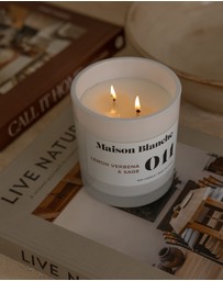 Maison Blanche - 011 Lemon Verbena & Sage - Large Candle