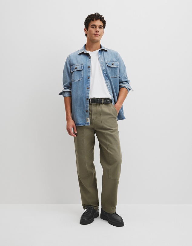 Country Road - Workwear Garment Dyed Carpenter Pant