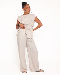 Petal & Pup - Shyla Pant Set - Oatmeal