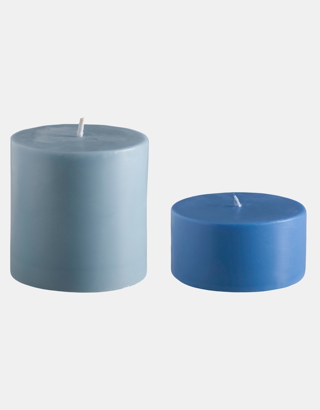 porter green - escc large pillar candle soy-blend unscented candles