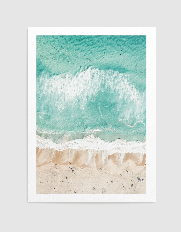 Olive et Oriel - Sand to Sea Bondi Art Print