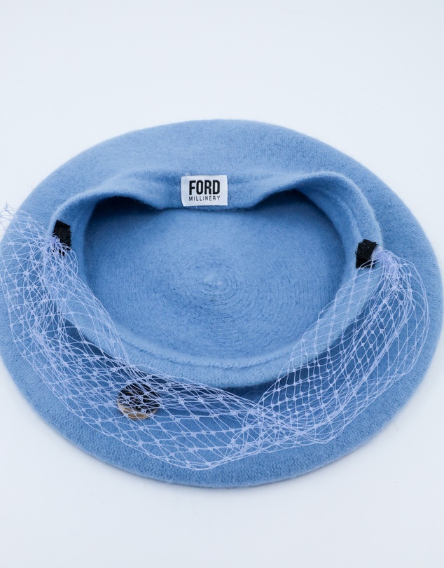 FORD MILLINERY - NIKKI Beret with veil