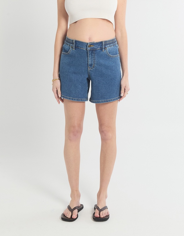 Soon Maternity - Relaxed Denim Shorts