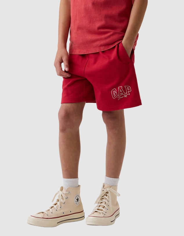 GAP - French High Waist Logo Shorts - Teens