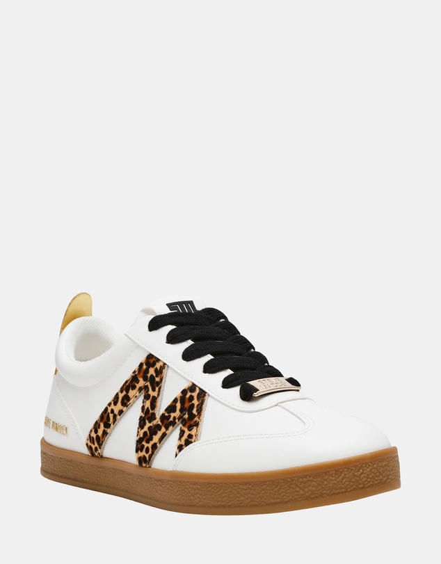 Steve Madden - Degree White/Leopard Sneakers