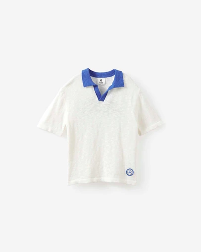 Cotton On Kids - Oversized Colour Block Knit Polo