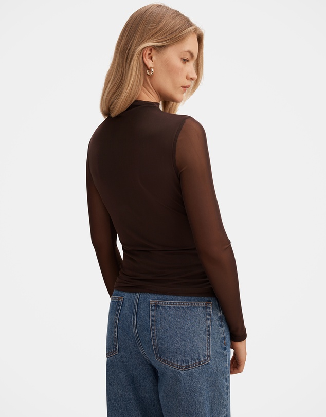 Forever New - Charlotte High Neck Long Sleeves Top