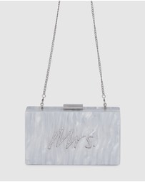 Olga Berg - MRS. Glitter Acrylic Clutch