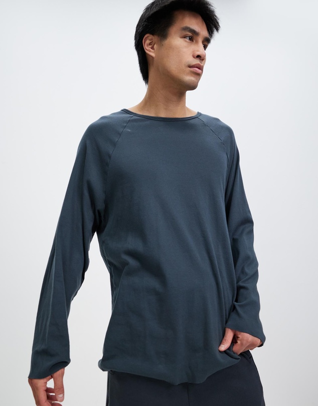 Surrounded By Ghosts - The Anatase Rib Knit Raglan Long Sleeve T-Shirt