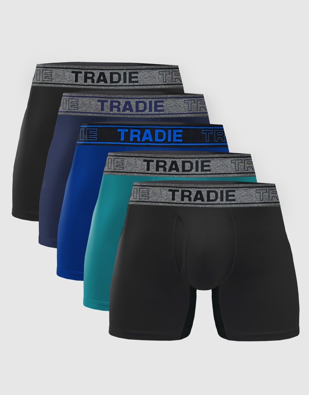 TRADIE - TRADIE 5pk Bamboo No Chafe Mid Length Trunk