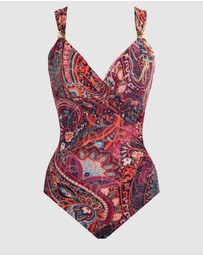 Miraclesuit Swimwear  - Dynasty Siren Crossover Shaping Swimsuit
