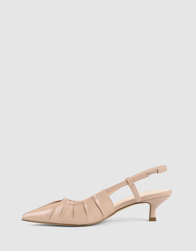 Verali - Lucius Slingback Kitten Heels