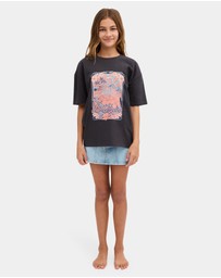 Billabong - Girls 6 to 16 Sunset Drift Denim Skirt