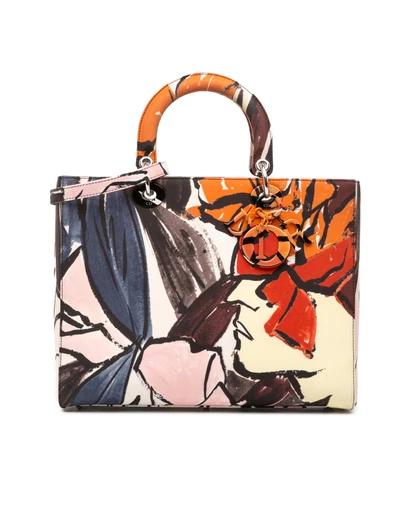 Pre-Loved by Azura Reborn - Pre-Loved Large Canvas Floral Graffiti Lady Dior