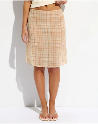 Dazie - Marnie Sheer Midi Skirt