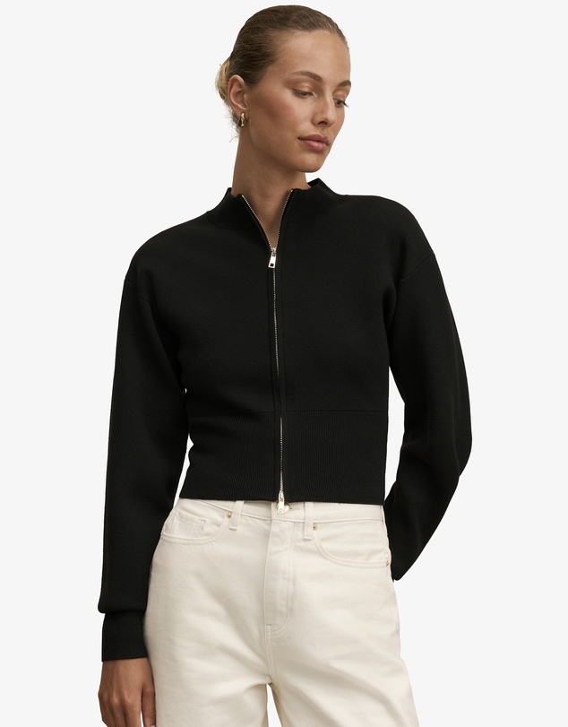 Forever New - Hanna Zip Knitted Jacket