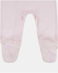 Nike - Striped Footed Coverall - Babies