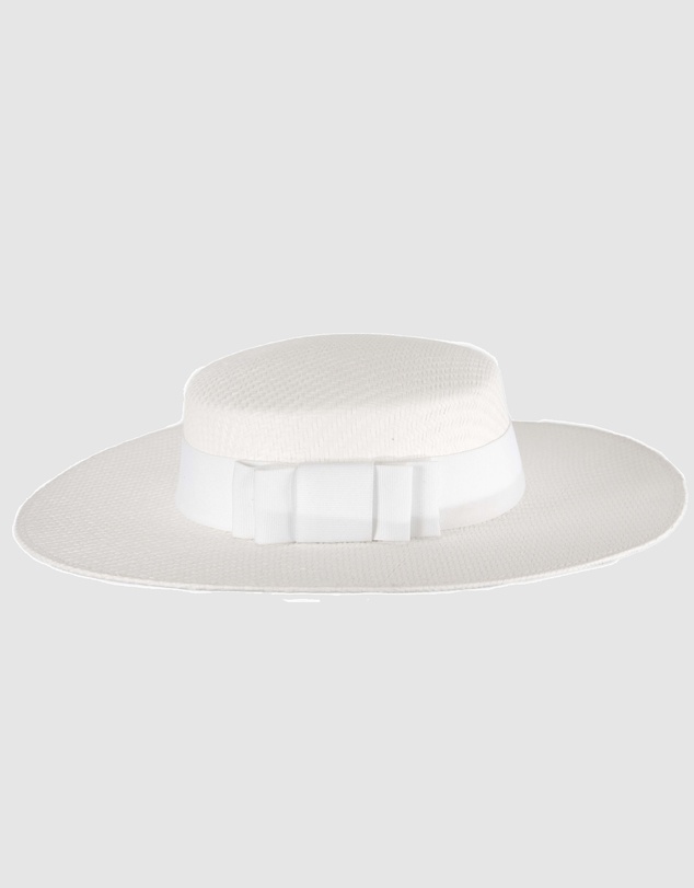 Max Alexander - White Boater Hat