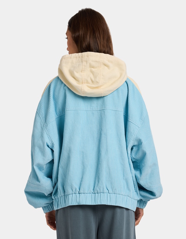Roxy - Womens Duo Cord Zip Up Hoodie Jacket
