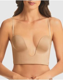 Fine Lines - Refined 4 Way Strapless Convertible Plunge Bustier