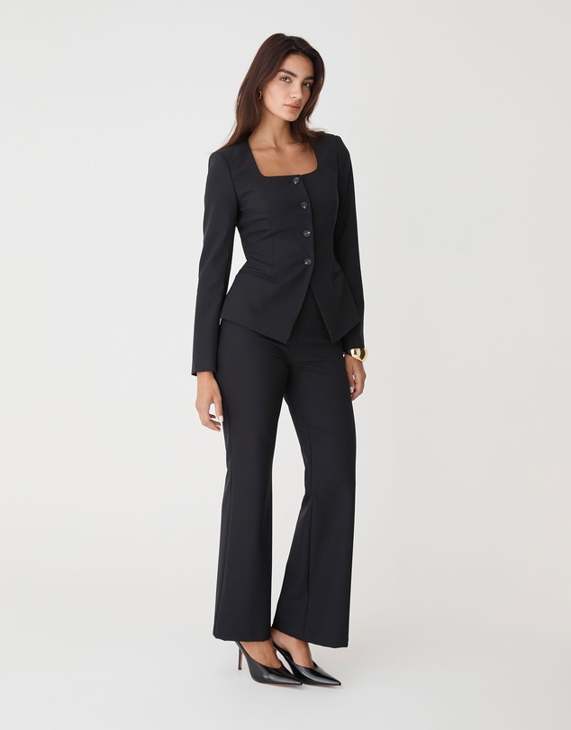 Forcast - Thea Scoop Neck Blazer