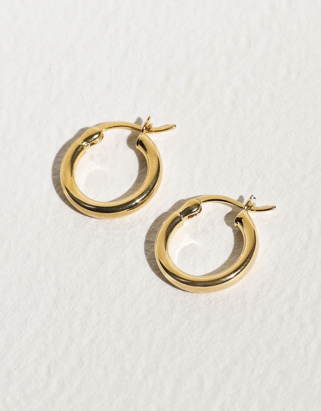 SAINT VALENTINE - Classic Hoops Small - Gold