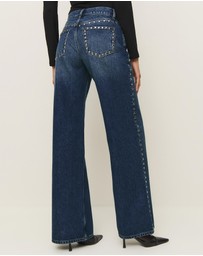 Reformation - Cary Low Rise Slouchy Wide Leg Jeans