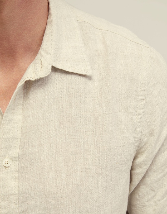 Oxford - Leyton Pure Linen Short Sleeve Shirt