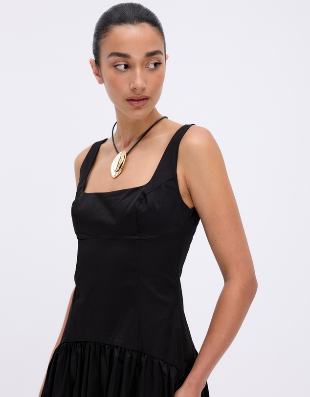 Minima Esenciales - Zuri Cotton Midi Dress