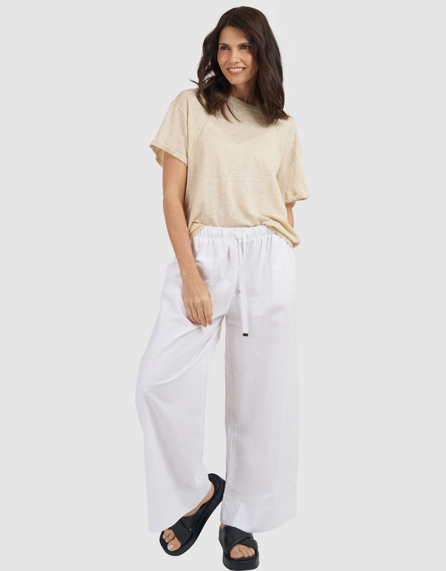 CAMIXA - Francy Linen Jersey T-Shirt Top