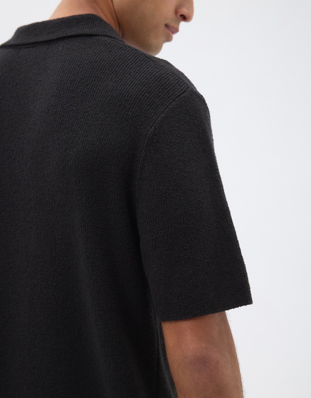 AERE - Organic Cotton Knit Boucle Polo